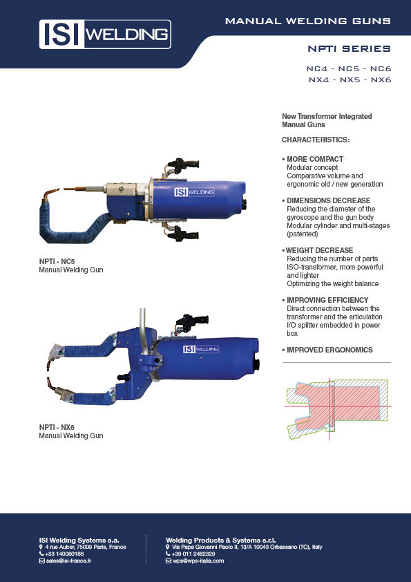 Manual Portable Welding Guns